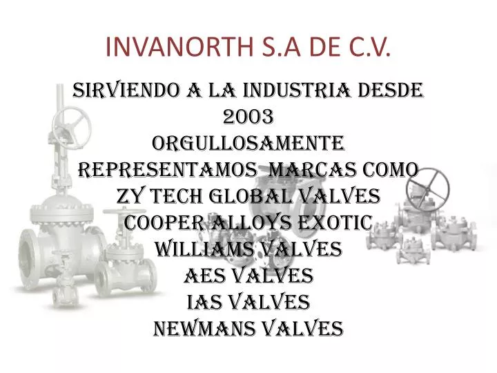 invanorth s a de c v