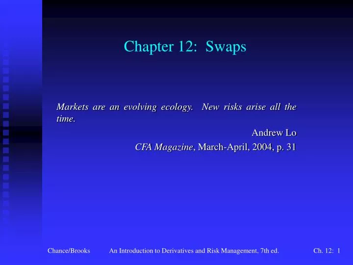 chapter 12 swaps