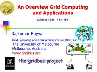 An Overview Grid Computing and Applications