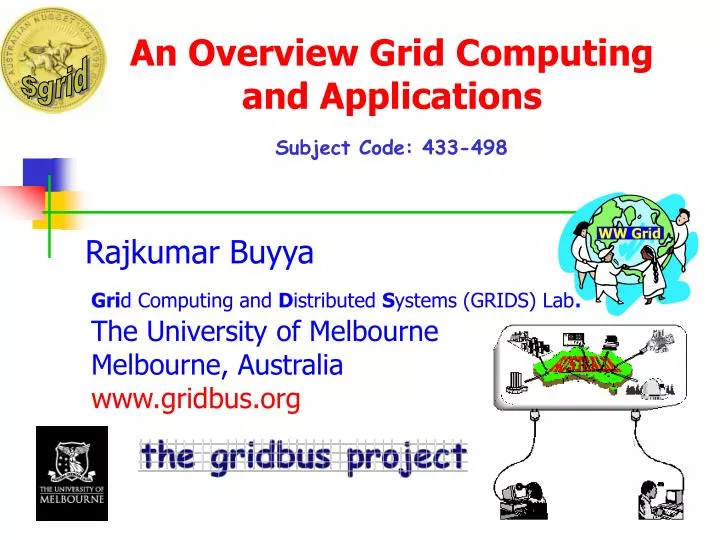 an overview grid computing and applications
