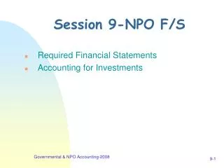 Session 9-NPO F/S