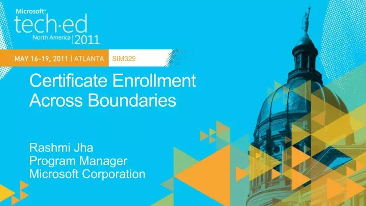 certificate enrollment across boundaries