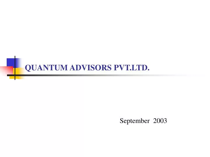 quantum advisors pvt ltd