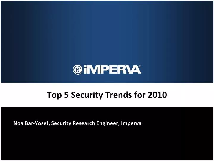 top 5 security trends for 2010