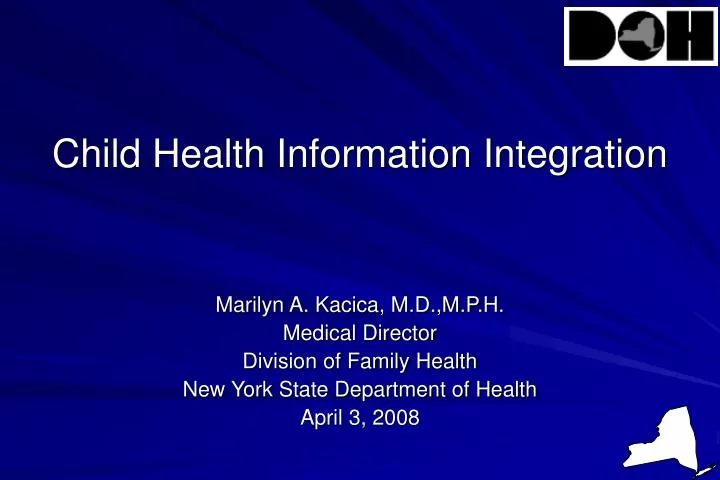 child health information integration
