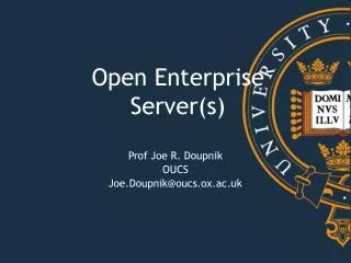 Open Enterprise Server(s)