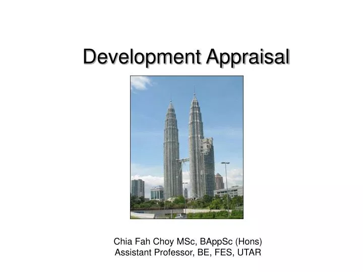 development appraisal