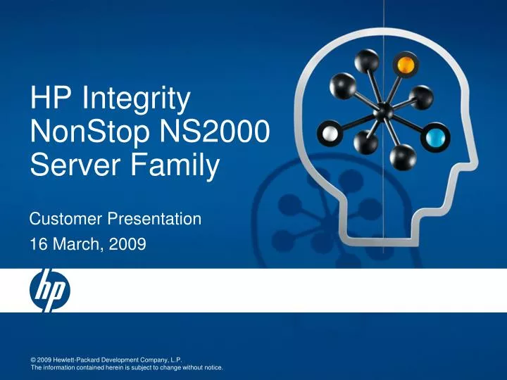 hp integrity nonstop ns2000 server family