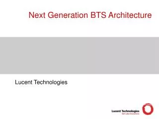 Next Generation BTS Architecture