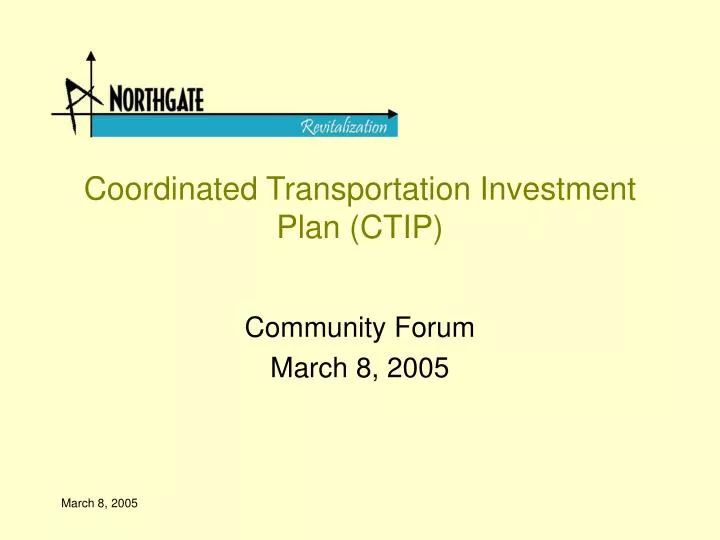 coordinated transportation investment plan ctip