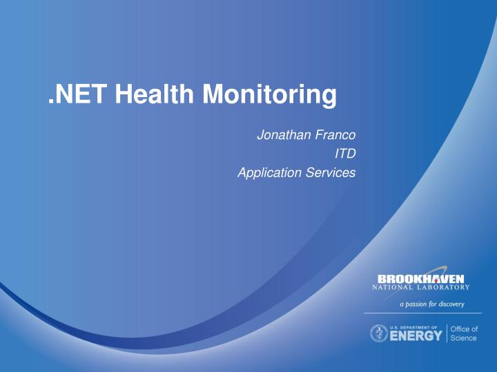net health monitoring
