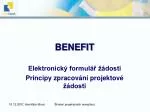 BENEFIT - slide 1
