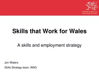 Skills that Work for Wales
