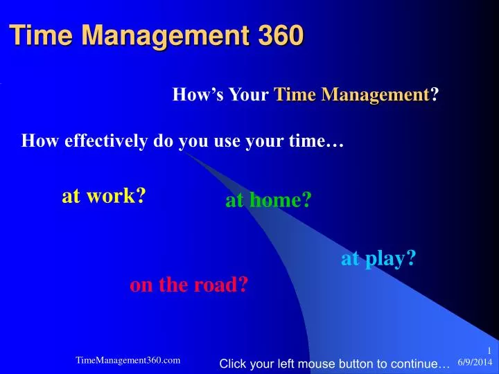 time management 360