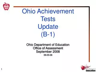 Ohio Achievement Tests Update (B-1)