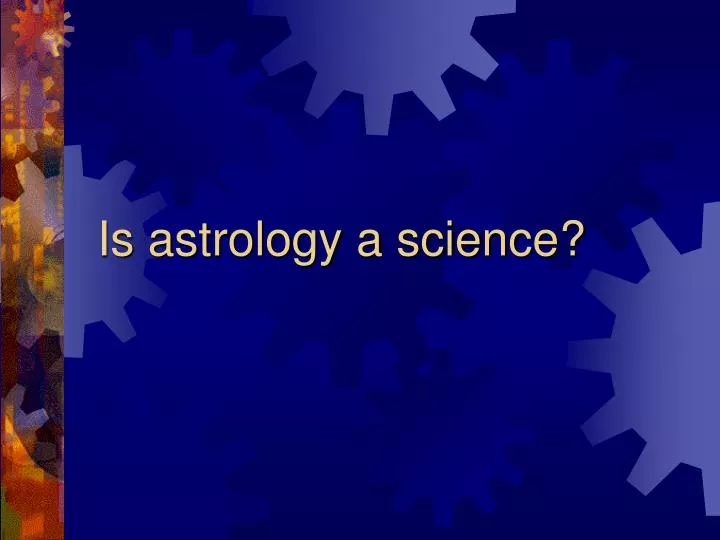 is astrology a science