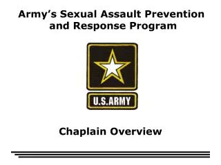 Army’s Sexual Assault Prevention and Response Program