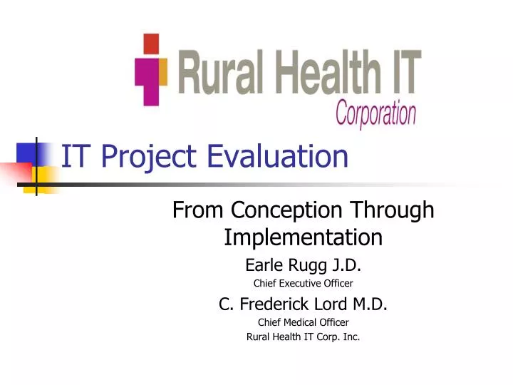 it project evaluation
