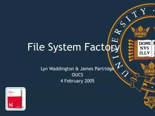 File System Factory