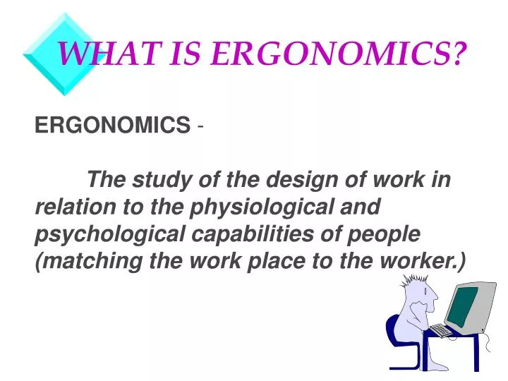 what is ergonomics