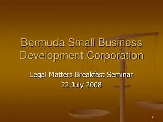 Bermuda Small Business Development Corporation