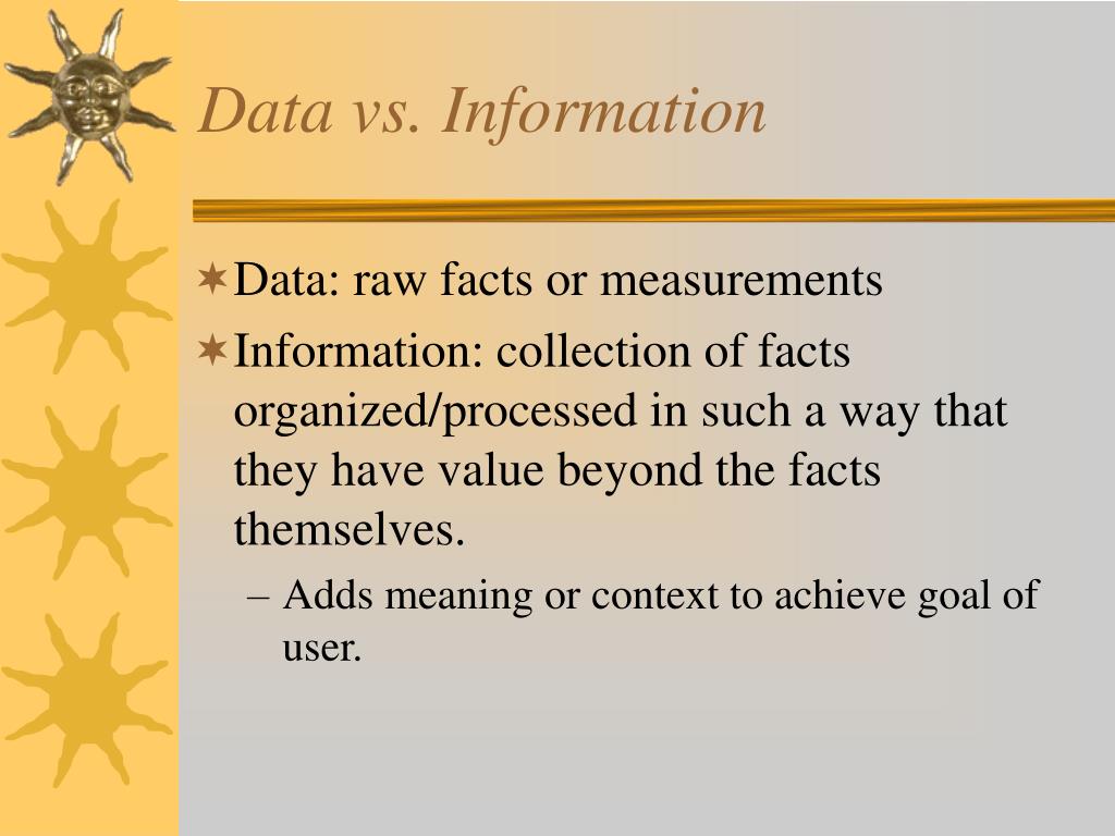 PPT - Data vs. Information PowerPoint Presentation, free download - ID ...