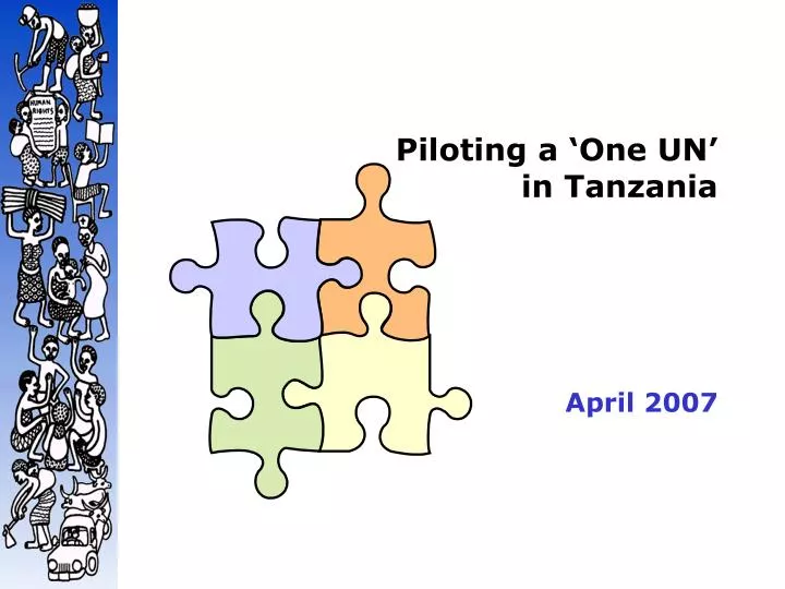 piloting a one un in tanzania