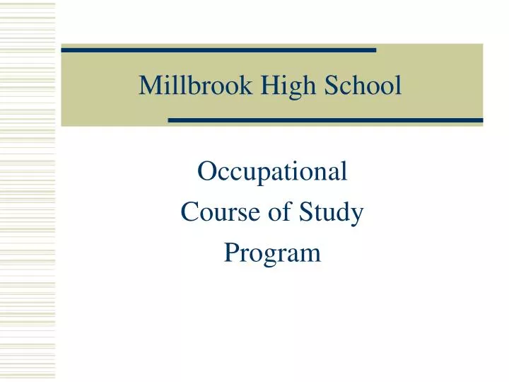 millbrook high school