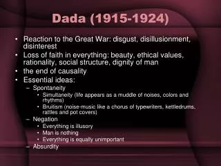 Dada (1915-1924)