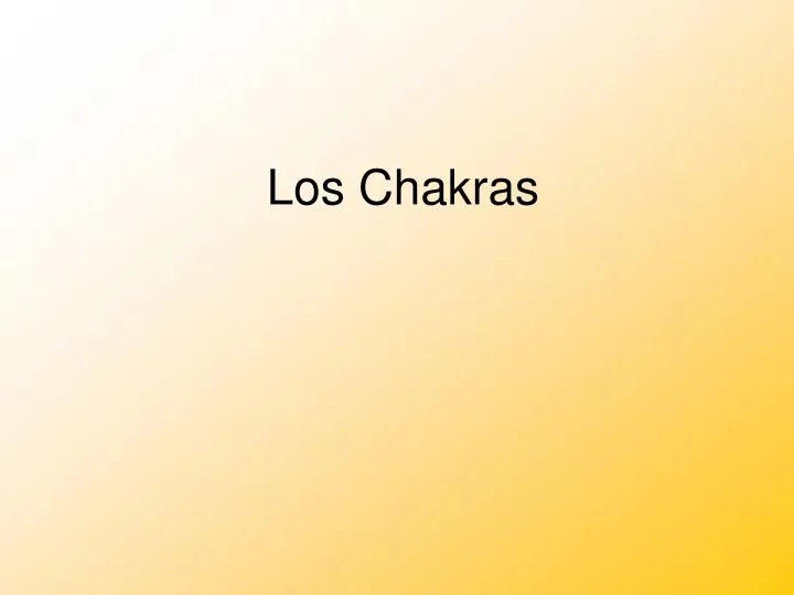los chakras