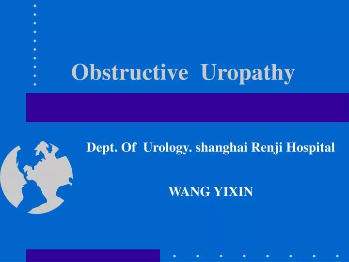 obstructive uropathy
