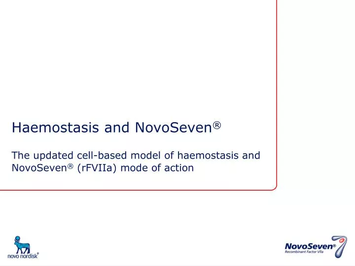 haemostasis and novoseven