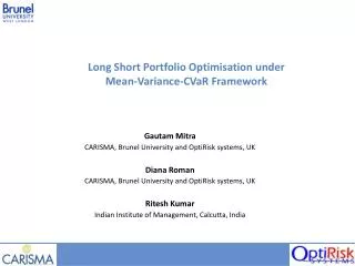 Long Short Portfolio Optimisation under Mean-Variance-CVaR Framework