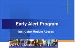 Early Alert Program - slide 1