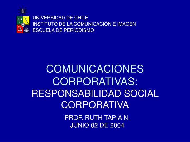comunicaciones corporativas responsabilidad social corporativa