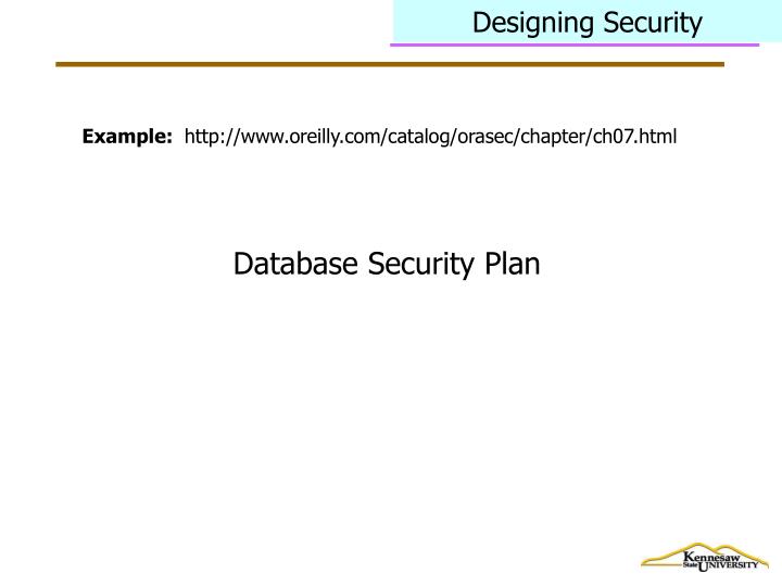 designing security
