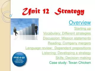 Unit 12 Strategy