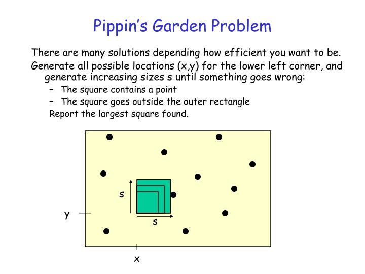 pippin s garden problem
