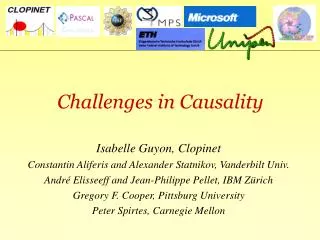 Challenges in Causality