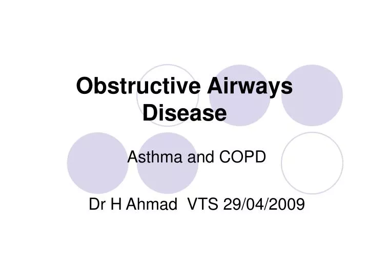 obstructive airways disease