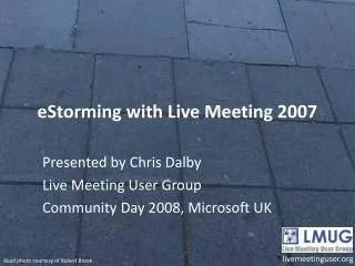 eStorming with Live Meeting 2007