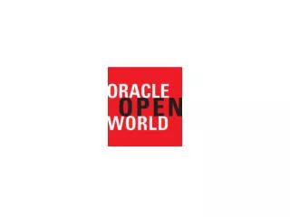 Ara Shakian Principal Product Manager Oracle Server Technologies