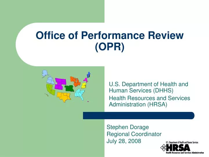 office of performance review opr