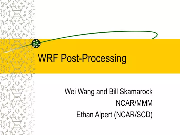 wrf post processing
