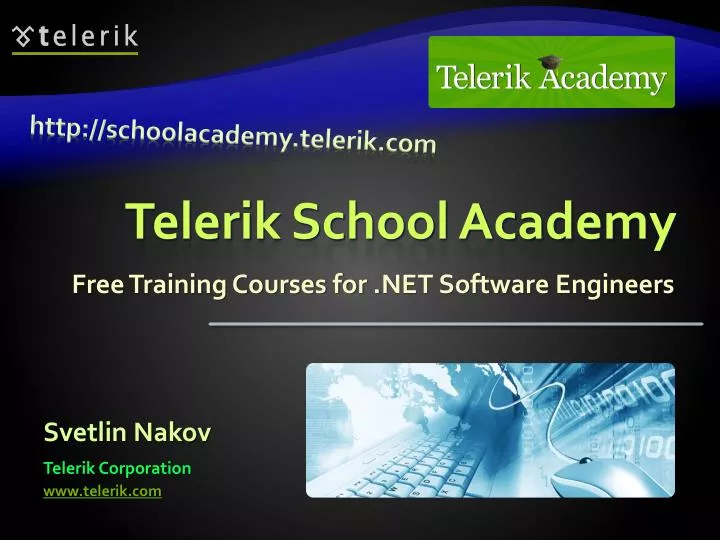 telerik school academy