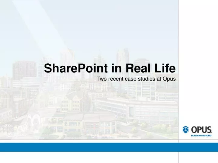 sharepoint in real life