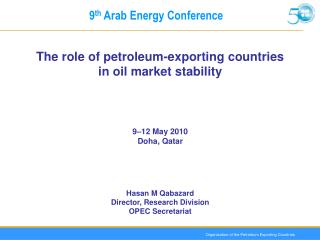 9 th Arab Energy Conference