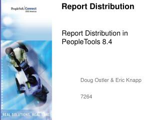 Report Distribution