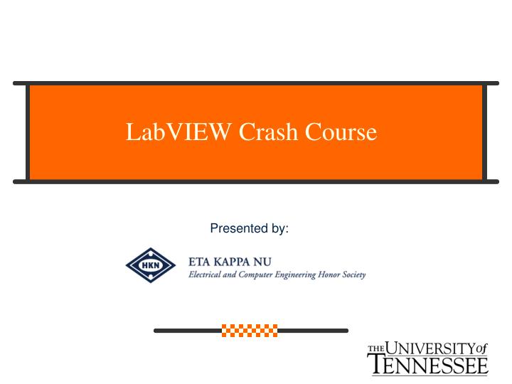 labview crash course