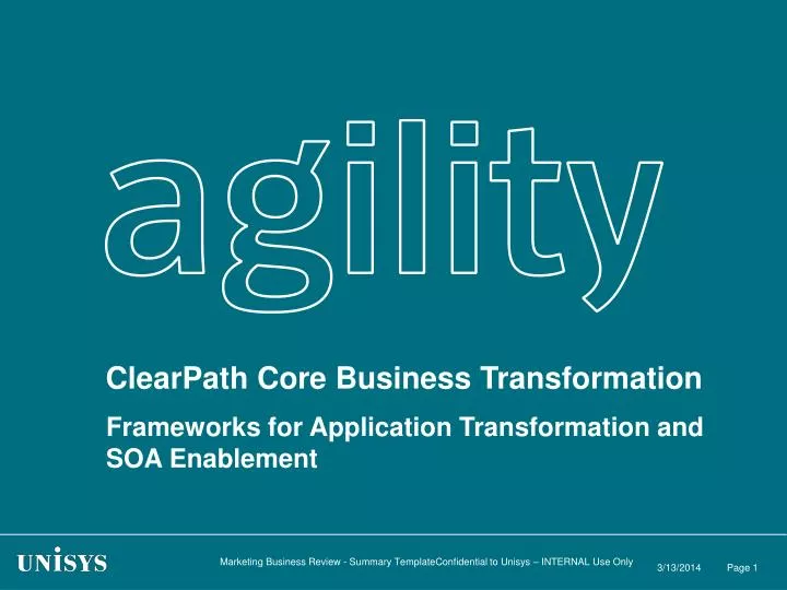 frameworks for application transformation and soa enablement